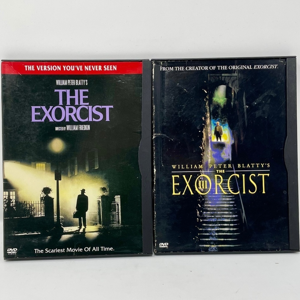Exorcist I and III dvd’s please see pictures for details.